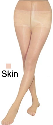 skin Масляные блестящие колготки супер тонкий эластичный прозрачный сексуальный плотный шелк гладкие прозрачные чулки Домашняя одежда Клубные брюки - Цвет: skin