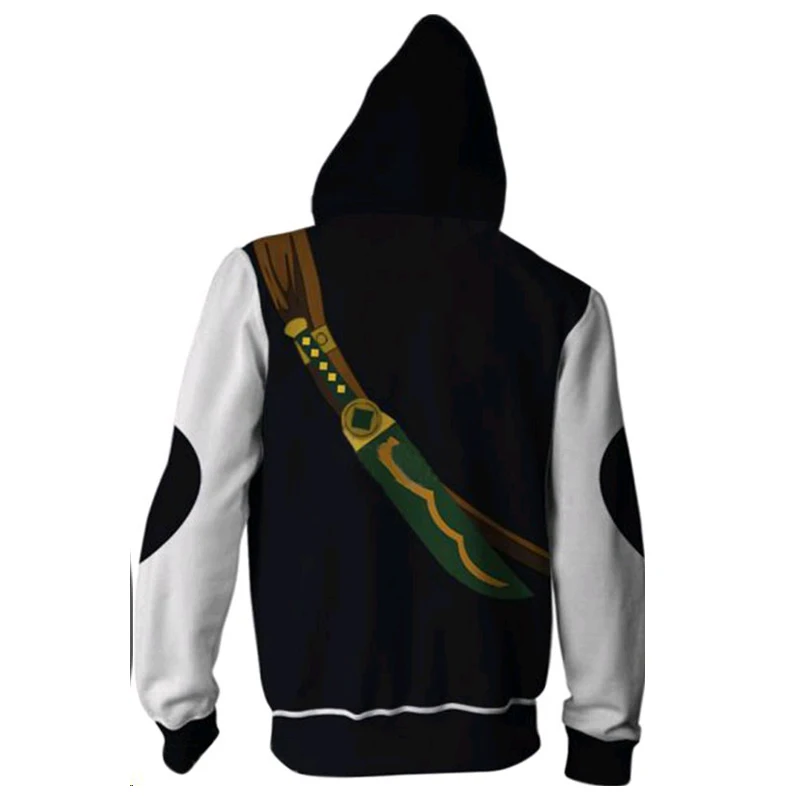 Мужская толстовка на молнии с капюшоном и принтом Семь смертных грехов|Мужские