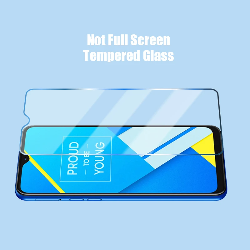 

2IN1 tempered glass for realme 7 6 5 3 2 pro 9H screen protector soft camera lens films for Realme 6s 6i 7i 5i 5s 3i Pro Global