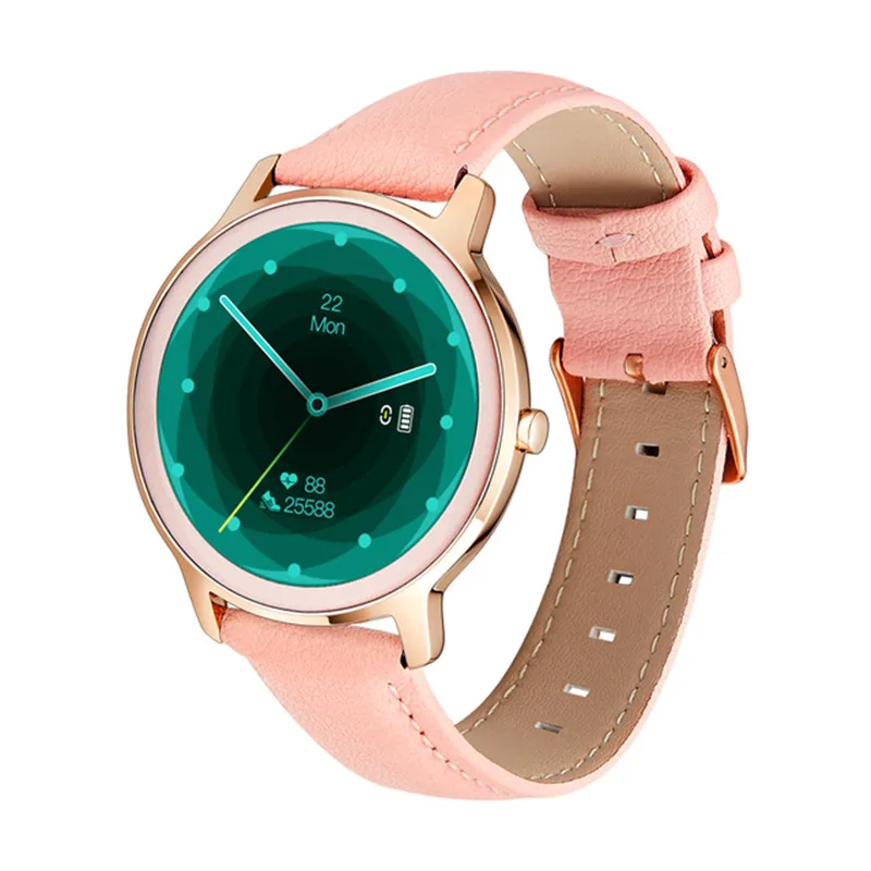 R18 женские умные часы супер тонкий полный сенсорный экран для сердечного ритма