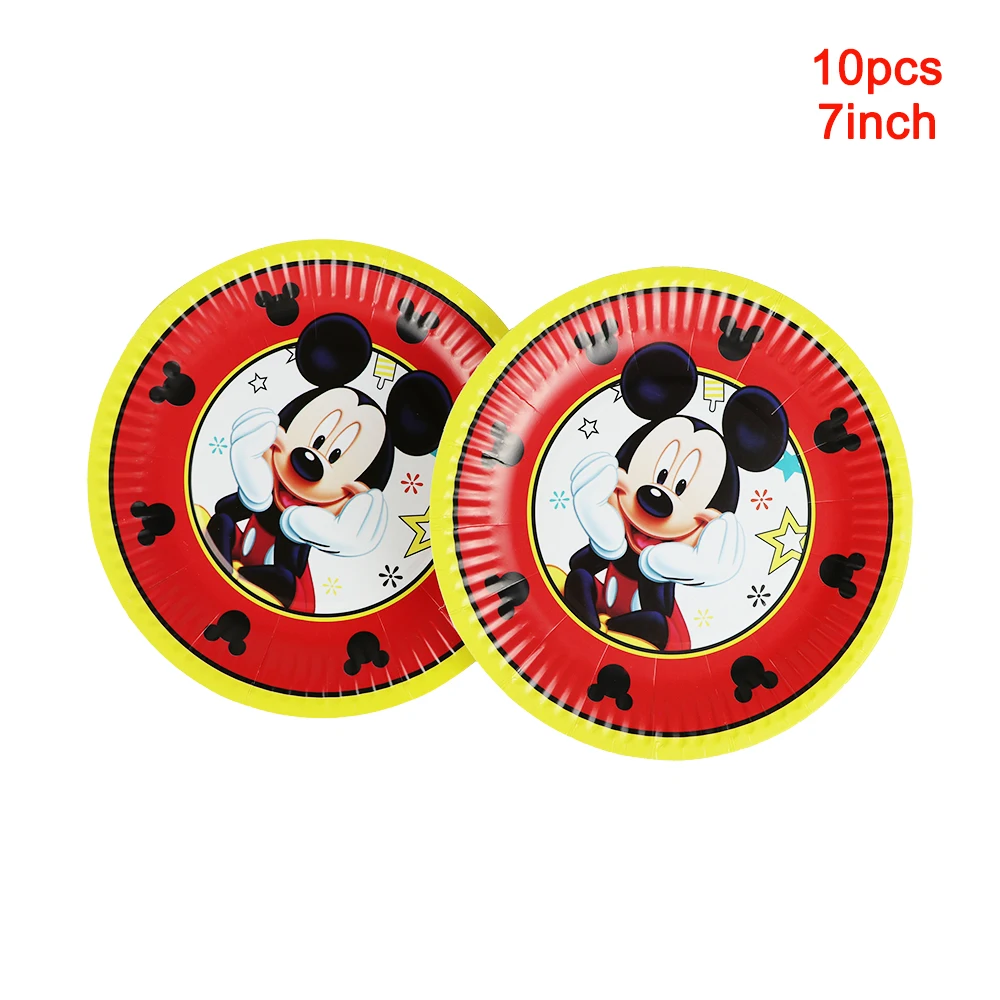 Red Mickey Mouse Style 141 /113 /106 /83 /81 /80 /40 Pcs Party Decoration Birthday Supplies Tableware Sets For Kids | Дом и сад