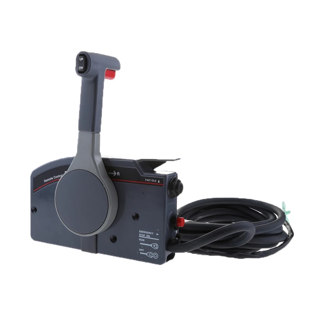 

Outboard Engine 703-48205-16-00 Boat Motor Side Mount Remote Control Box for Yamaha, with Throttle and Shift Cables