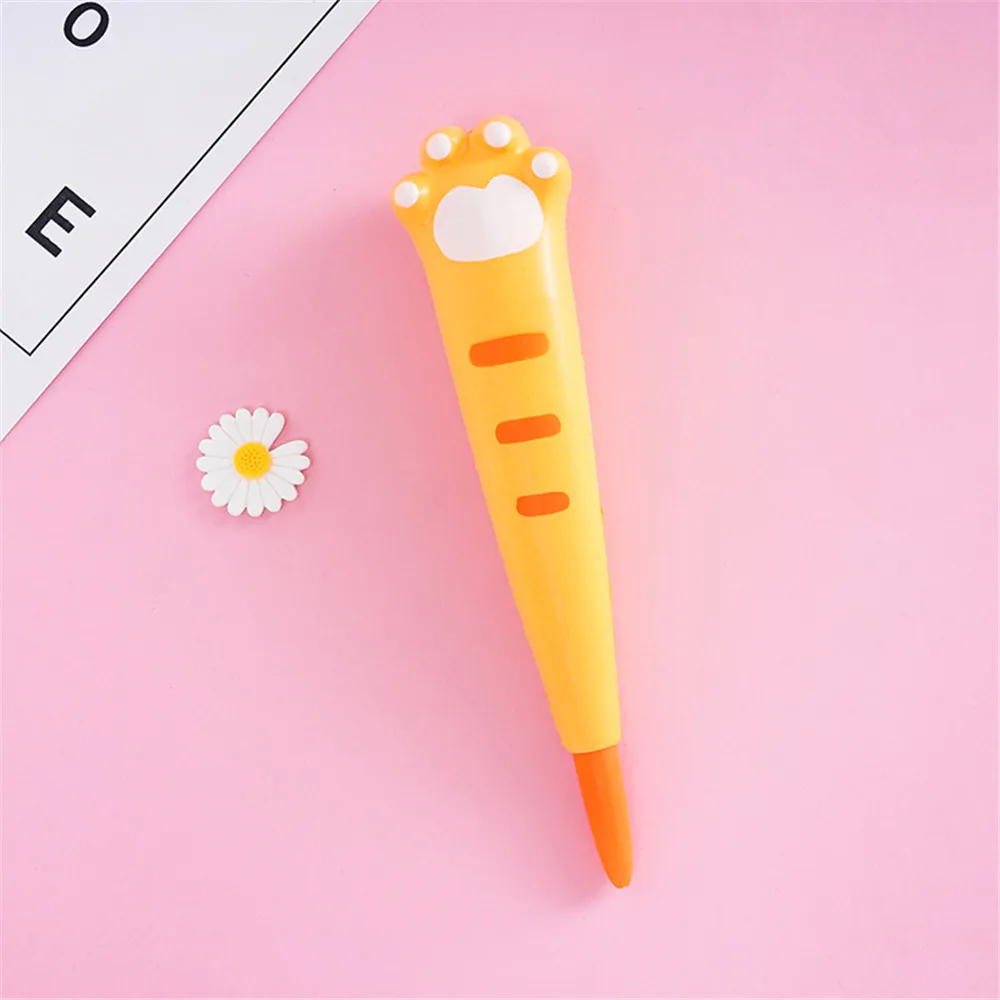 

Kawaii Creative Soft Sponge Pressure Relief Squeeze Gel Pen School Office Supply Cat Pen Animal Stationery Gift