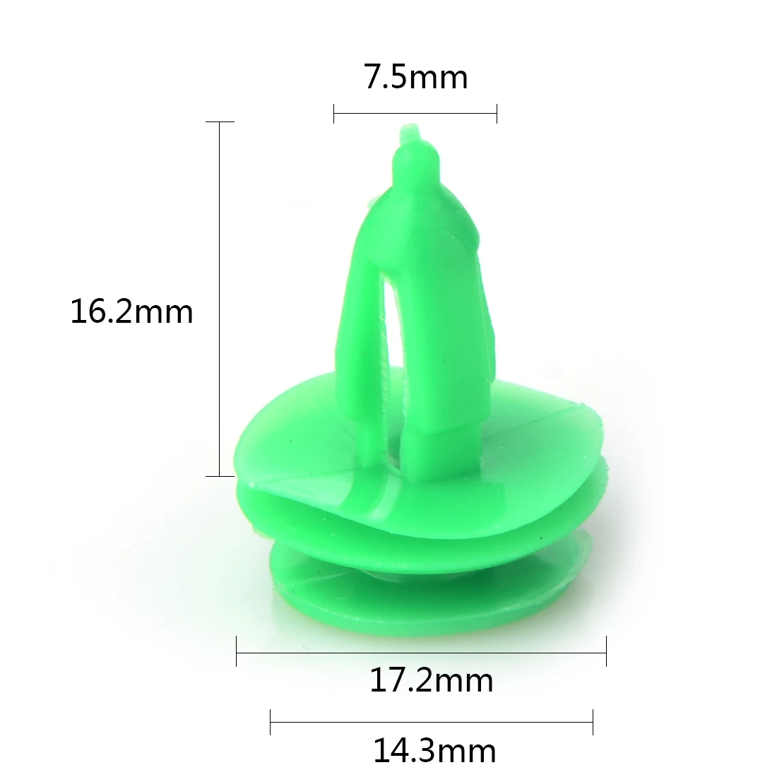 100 шт. зажимы для отделки автомобильной панели 8 мм диаметр отверстия фиксатор