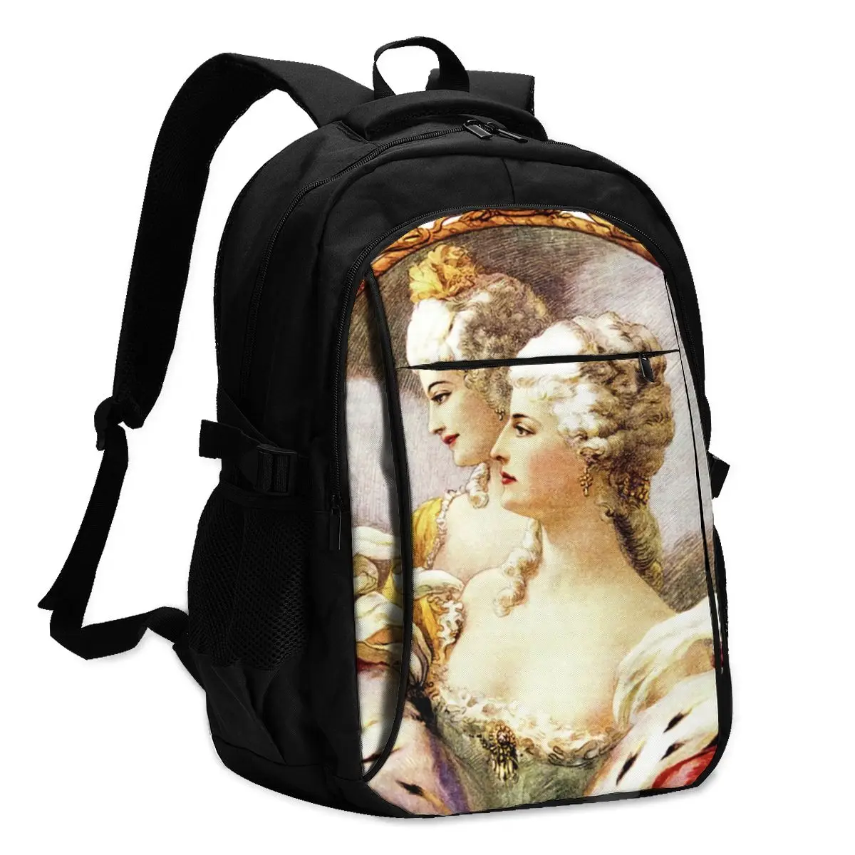 

Siblings Backpacks Female Durable Novelty Backpack Charging USB University Bags