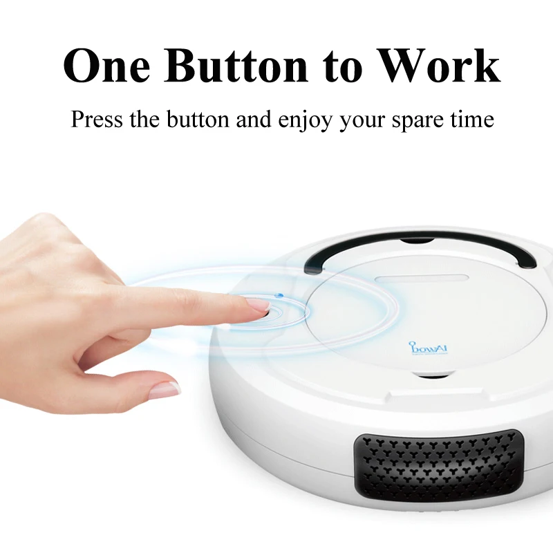 

1800Pa Smart Robot Vacuum Cleaner Multifunctional 3-In-1 Auto Rechargeable Floor Sweeping Robot Dry Wet Vacuum Cleaner Machine