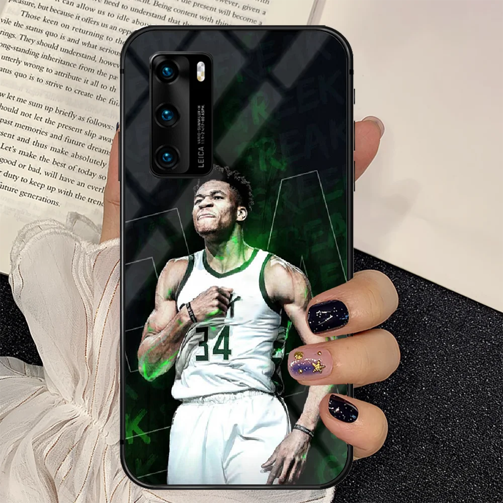 

Giannis Basketball 34 Phone Tempered Glass Case Cover For Huawei P Nova Mate 5T 20 30 40 E Pro Lite Smart 2019 2021 Pretty
