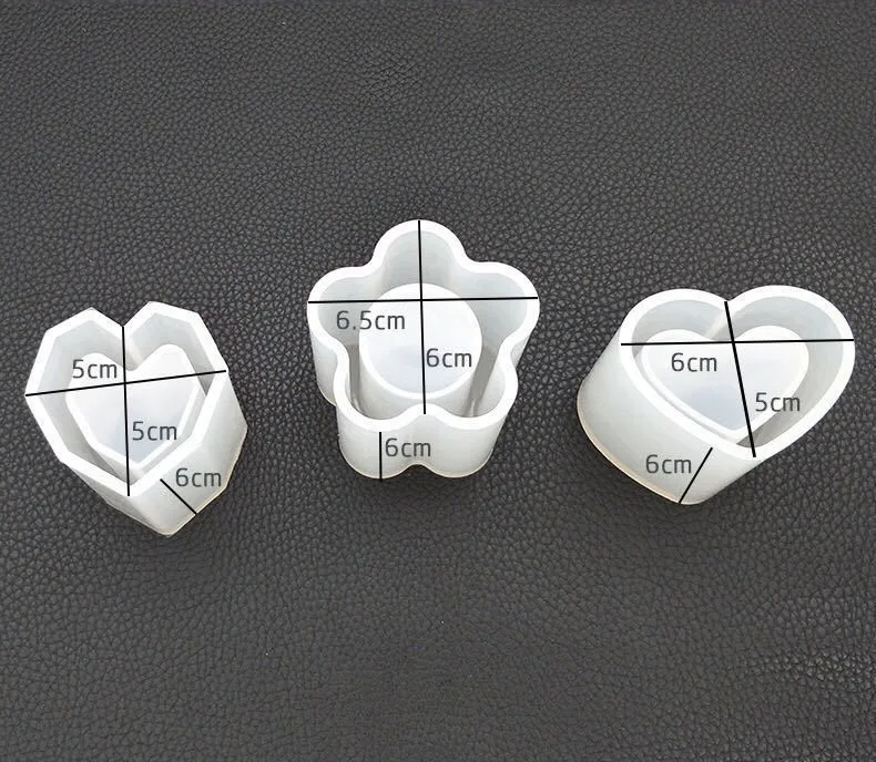 Cuboid цилиндрический контейнер для ручек эпоксидная смола|Глиняные формы| |