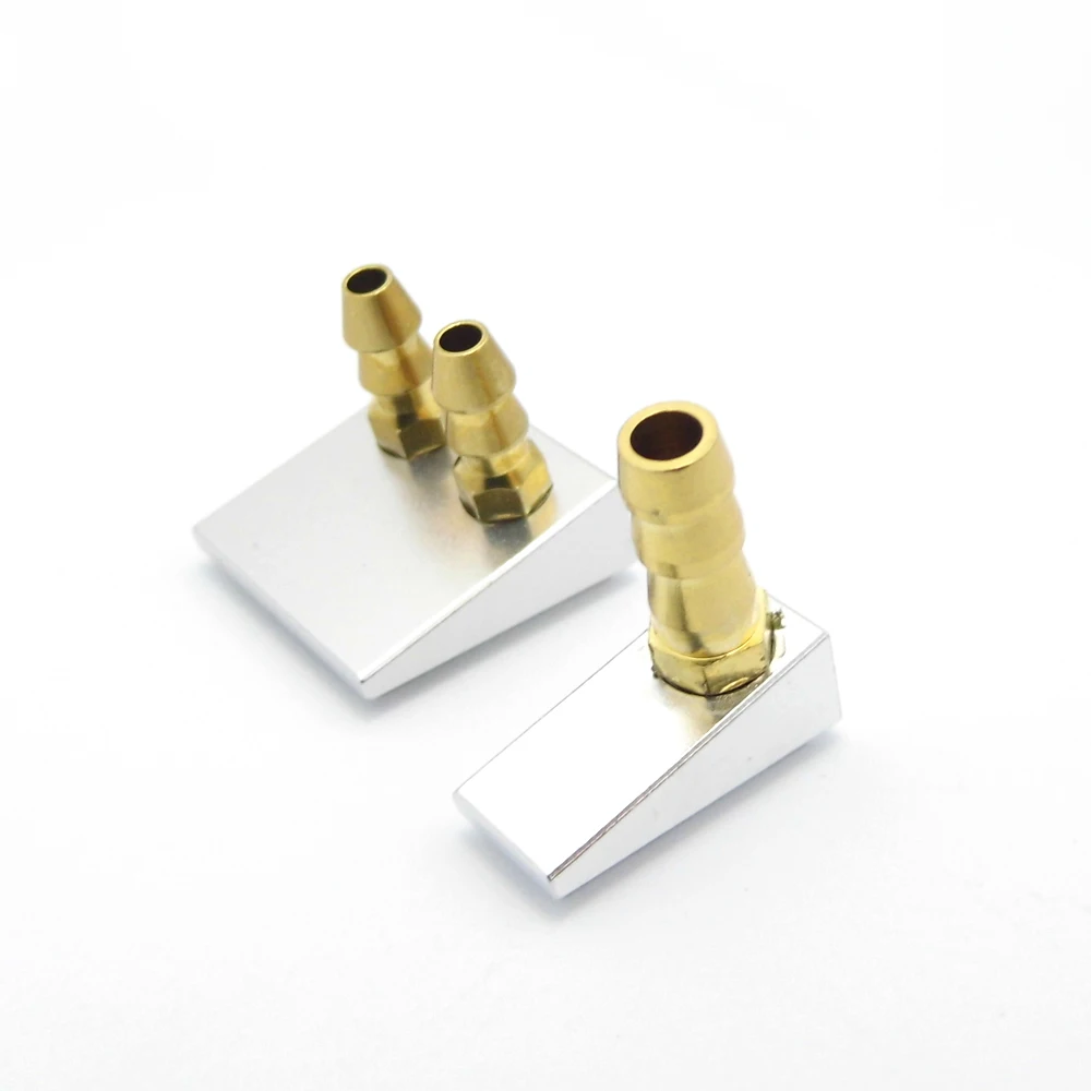 1 шт. Впускное отверстие водяного охлаждения нижняя двойная сопла для воды сопло