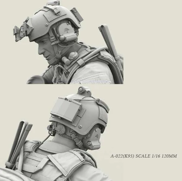 

1/16 Resin Soldier Figure Kits Special forces Model Colorless And Self-assembled A-022 (k59)