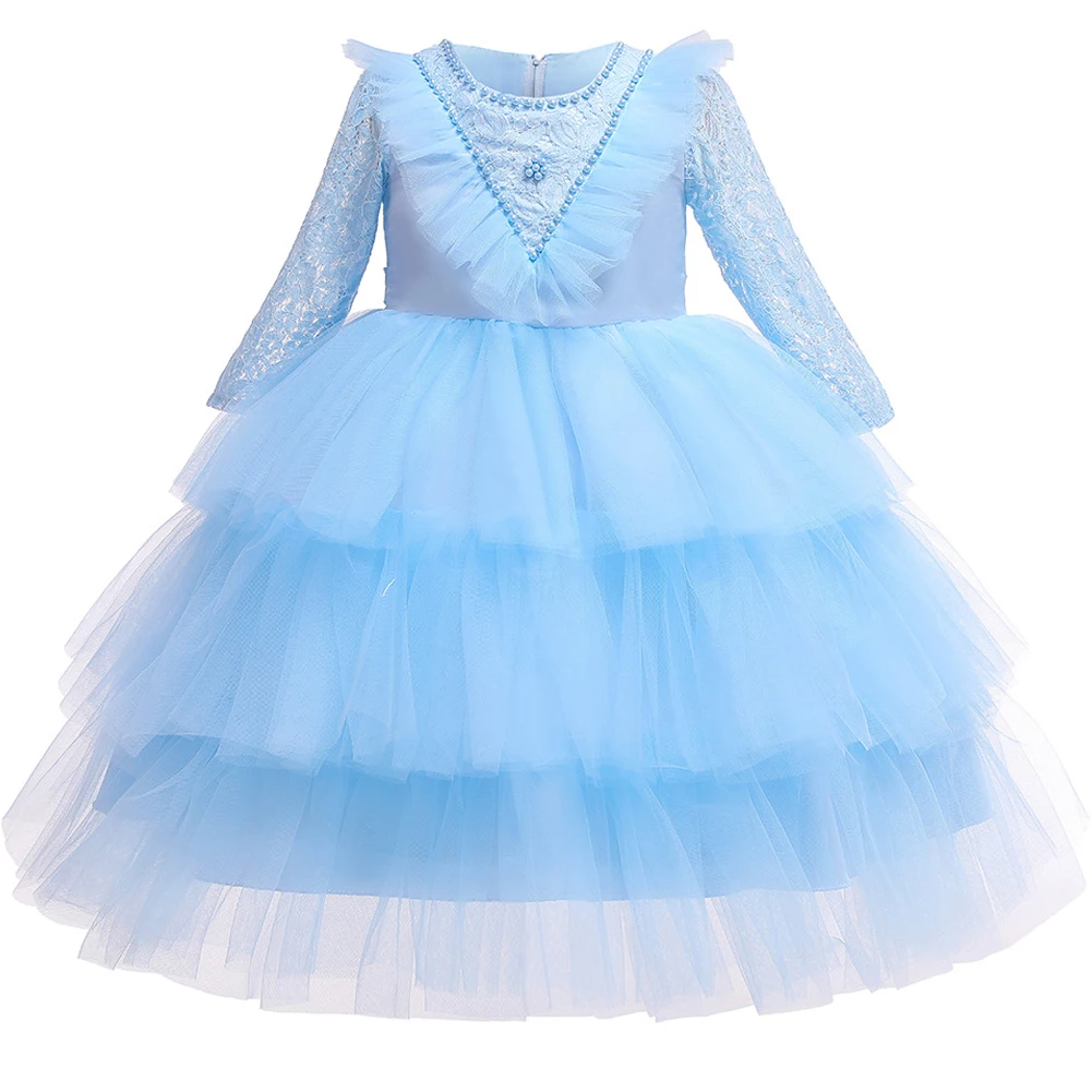 Baby Girls Christmas Party Tutu Dress Wedding Princess Ball Gown Brithday Dresses Children Clothes Kids Clothing New Year | Детская
