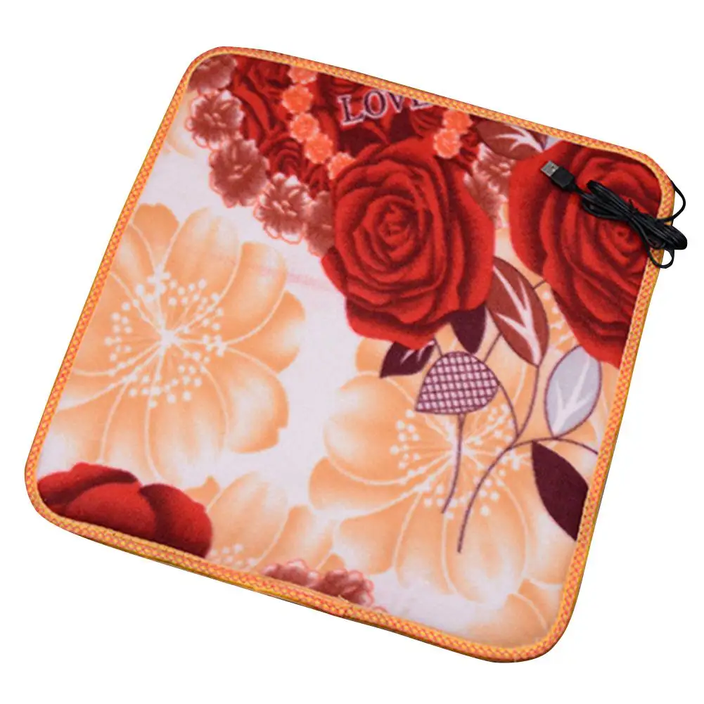 

Universal USB Heated Adjustable Car Electric Heated Seat Winter Household Cushion Cardriver Heated Seat Cushion Color Random