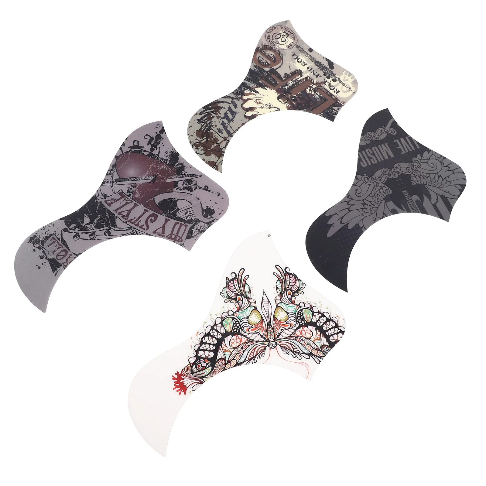 

Самоклеящиеся наклейки для гитары, 4 шт.