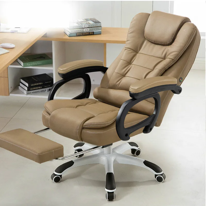 Массажное кресло для офиса офисное компьютерное из искусственной кожи удобное