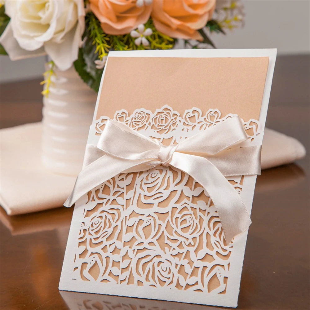 20 шт. декоративные бумажные открытки для приглашений на свадьбу | Дом и сад