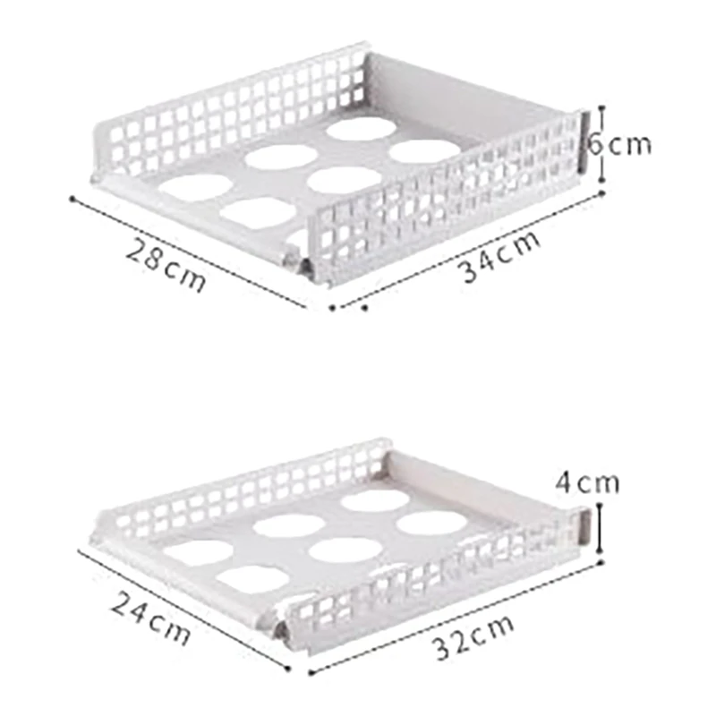 Складной ящик для хранения одежды пластиковая корзина стеллаж рубашек брюк без