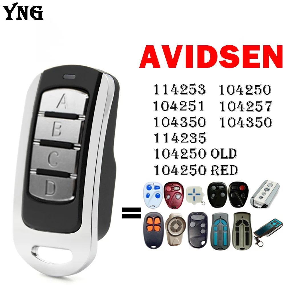 

Newest AVIDSEN Remote Control Replacement AVIDSEN 104257 104250 104251 104253 104350 645250 Garage Door Remote Control