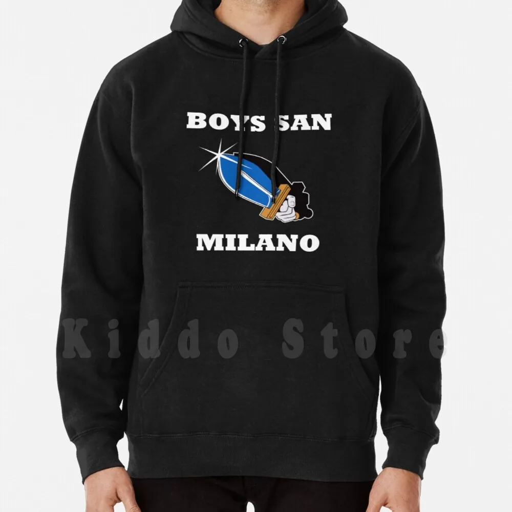 

Bs69 / Black Version Hoodie Long Sleeve Boys San Boys San 1969 Inter Inter Nerazzurri San Siro Stadio Giuseppe
