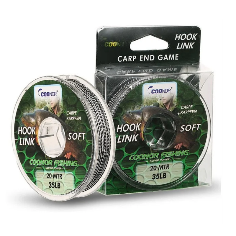 Lead Core Carp Fishing Line 15Lbs 20Lbs 35Lbs 20Meters Rig Hook Link Making Sinking Braided Accessories | Спорт и развлечения