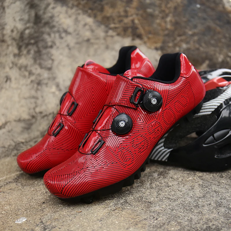 

Gogodoing New Road Cycling Shoes Men MTB Shoes Mountain Bike Shoes Bicycle Sneakers Women Self-Locking Athletic Racing Sneakers
