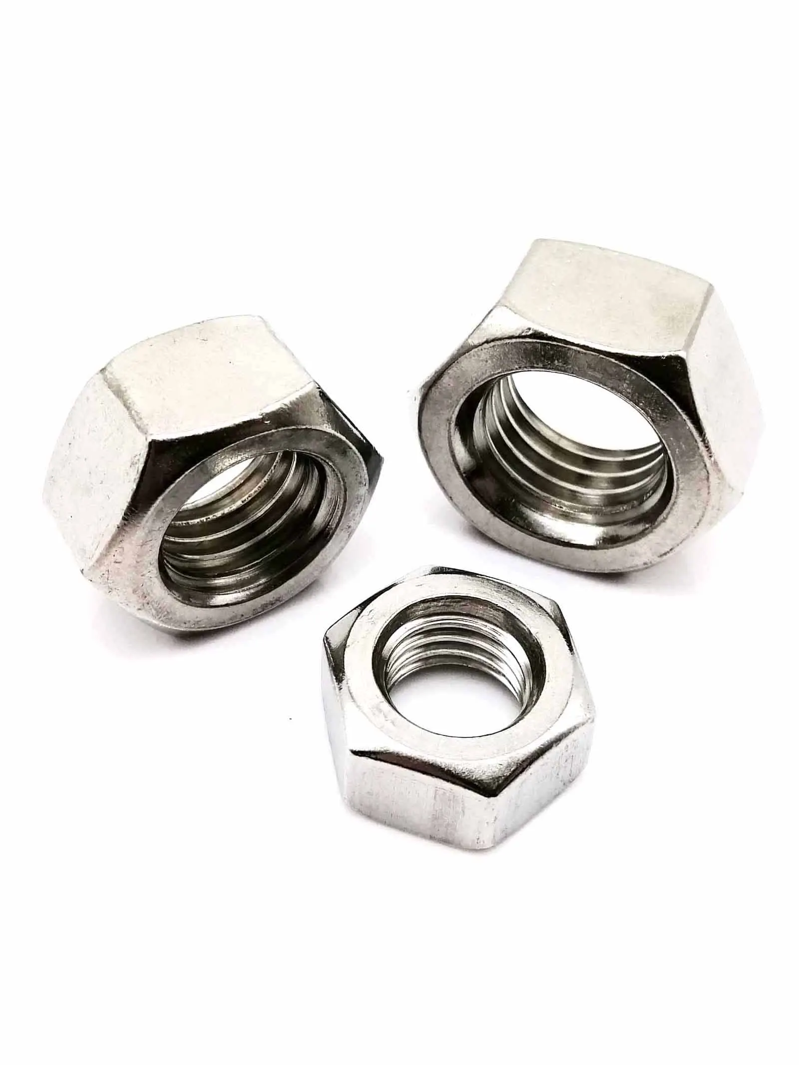 10 Nylon Insert Lock Nut Set 5/16 Inch Diameter Hole 304 SS Stainless Steel 18 