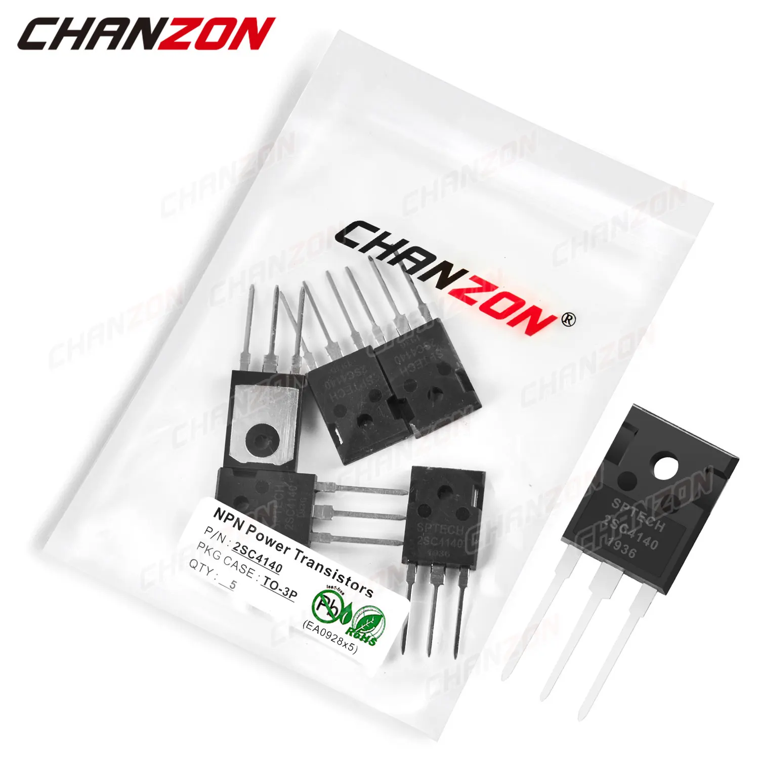 

5pcs 2SC4140 TO-3P NPN Power Transistor Bipolar Junction BJT Powerful Triode Tube Fets 18A 400V DIP DIY Integrated Circuits