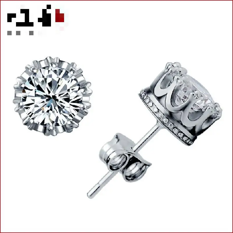 Посеребренные супер блестящие Роскошные циркониевые имитация аллергии