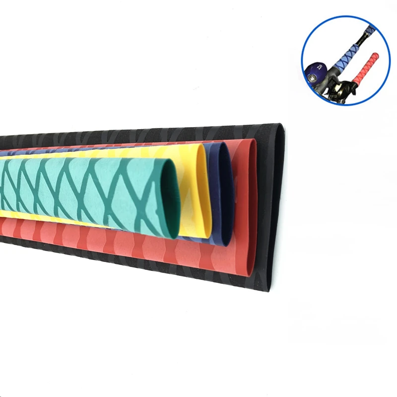 Противоскользящая термоусадочная трубка для удочки 15 18 20 22 25 28 30 35 40 45 50 мм сделай