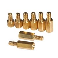 male female solid brass hex standoff spacer studs m2 m2 5 metric hexagon pillars screw for pcb motherboard