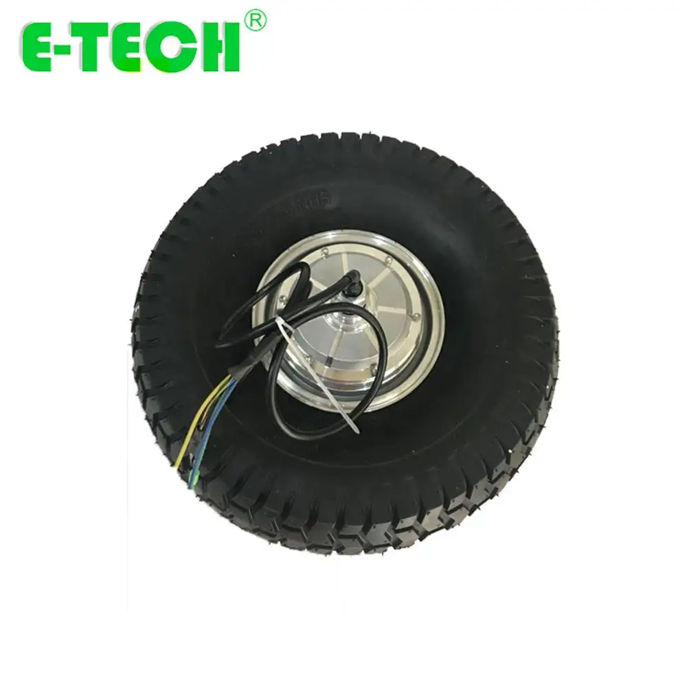 

E-tech CE approved 15 inch 48V/36V 250W/350W/400W wheelbarrow BLDC gear hub motor wheel