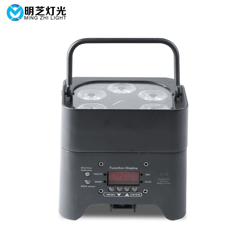 Mingzhi 72 Вт светодиодный мини-аккумулятор Par Светильник 6*12 RGBWA + UV (6 в 1 светильник s |