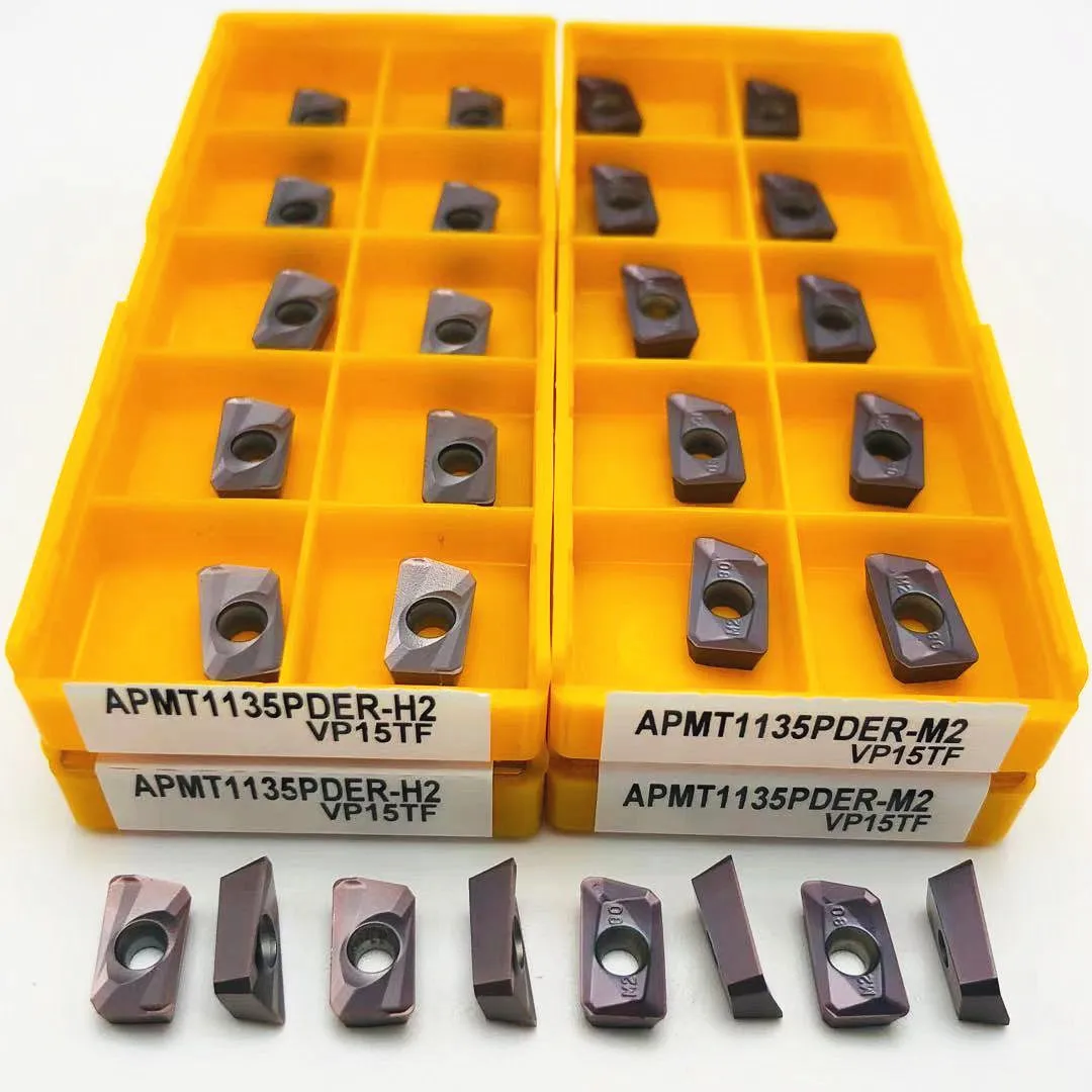 

APMT1135 M2-VP15TF Carbide Inserts Lathe Cutter Turning Tool CNC Machine Cutting Tools Tungsten Carb APMT1135 H2