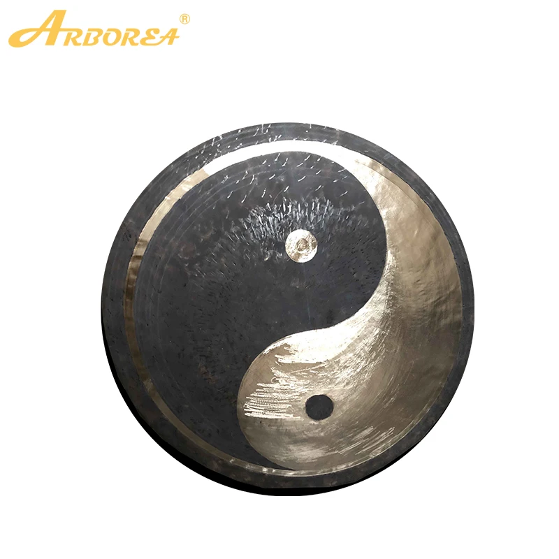 Ударный музыкальный инструмент Arborea gong 30 'YinYang Gong 75 см 100% ручной работы без