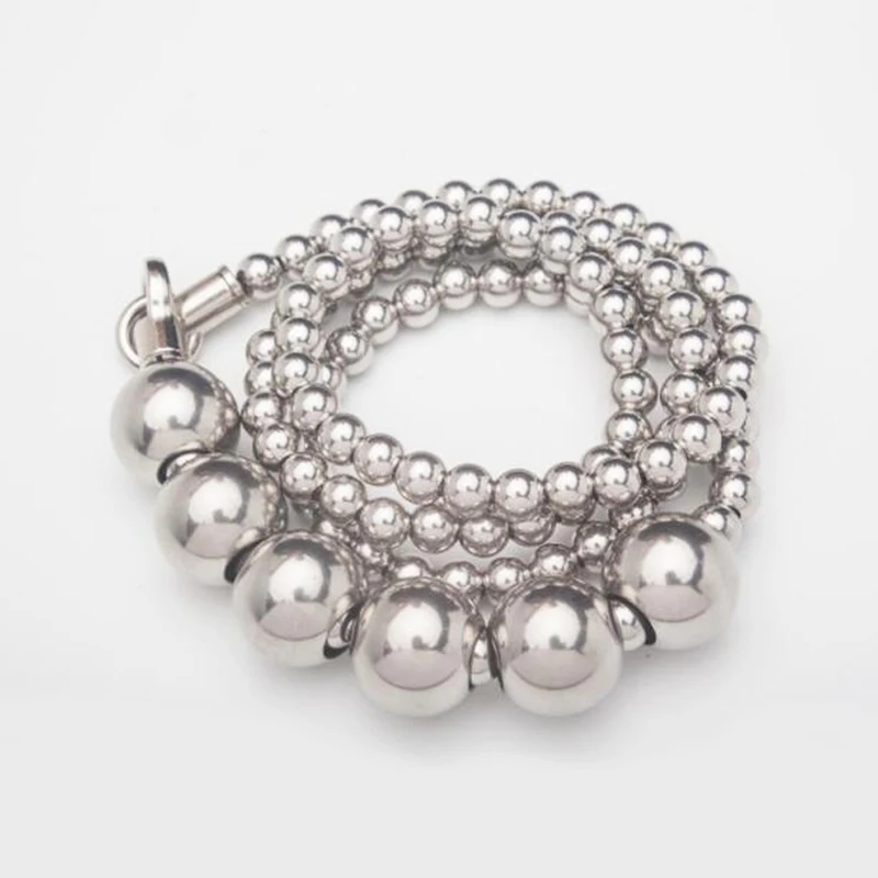 Новый 304 Нержавеющая сталь бусины самообороны боевых искусств ручной браслет