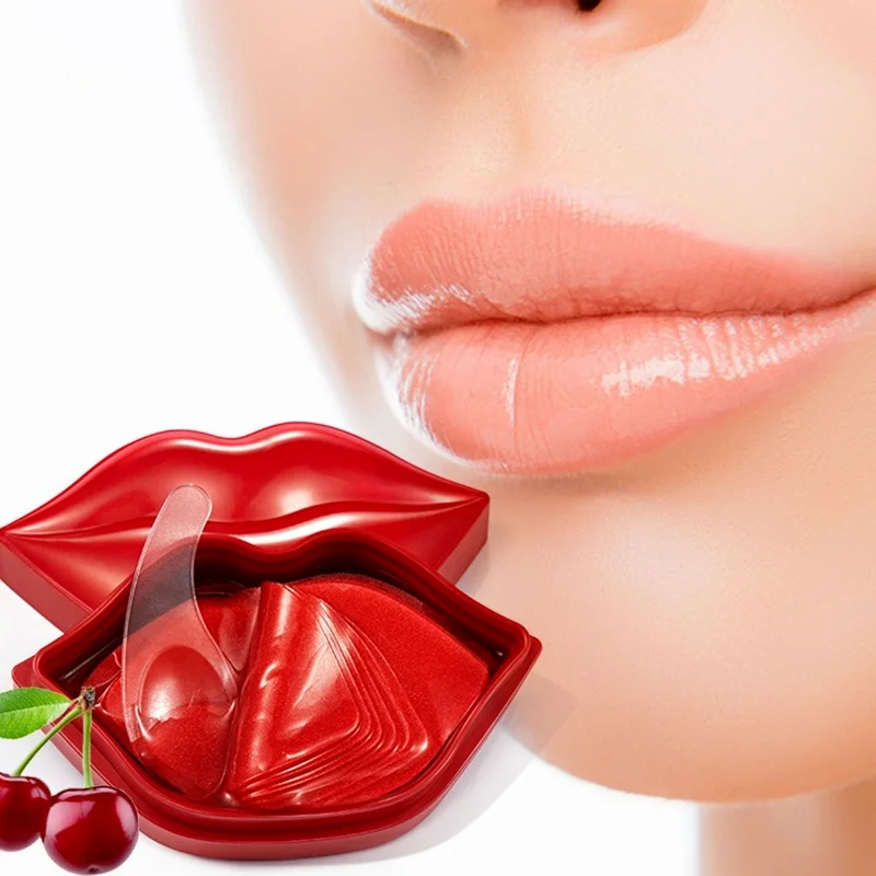 

Cherry Red Lip Film Lip Care Moisturizing Hydrating Lip Wrinkles Fade 60g Lip Film Skin Care Lip Care Mask for Face Women