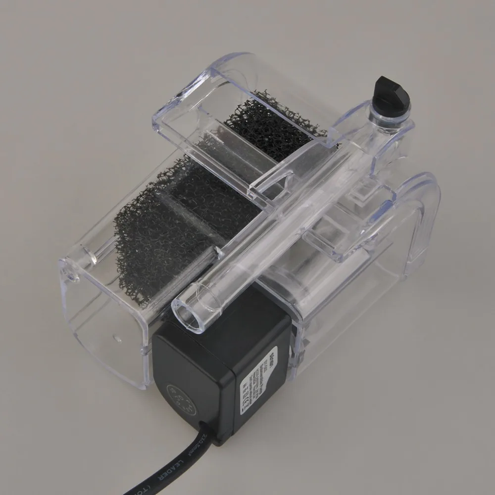 Mini 220-240V Fish Turtle Tank Aquarium External Oxygen Pump Waterfall Filter Water Circulation Power | Дом и сад