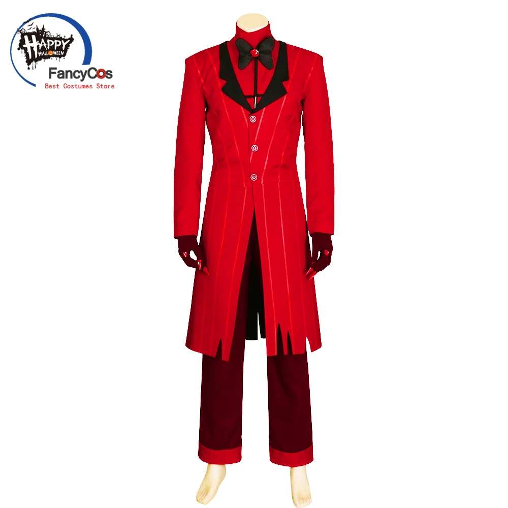 Anime Alastor Red Uniform Cosplay Costume Radio Demon Cosplay Hazbin