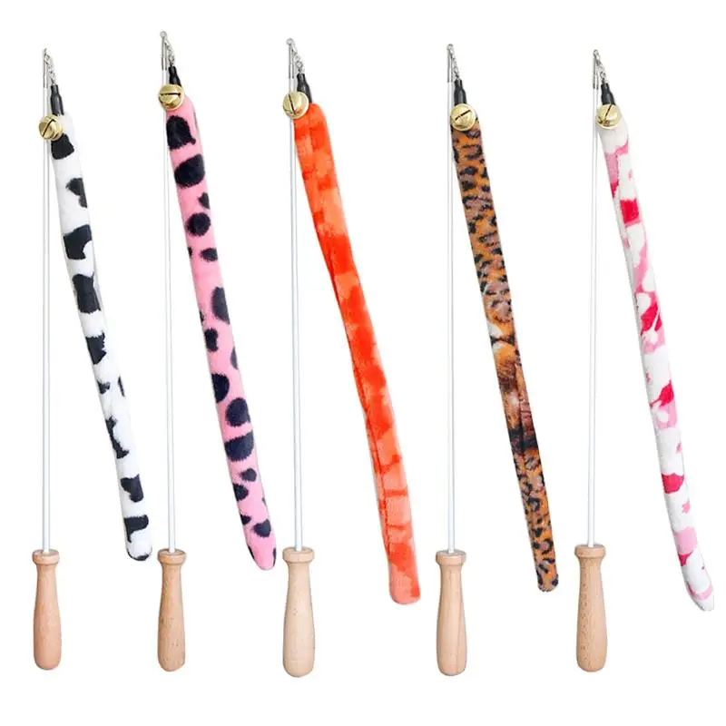 

Retractable Cat Wand Interactive Funny Long Pendant Cat Teaser Kitten Play Wand Gatos Toy For Kitten Interactive Pet Supplies