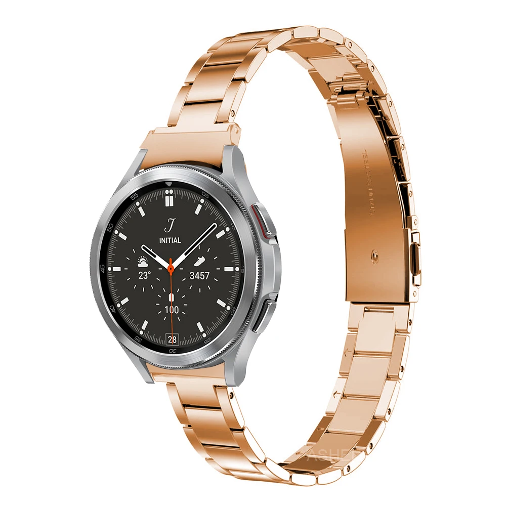 

Women Slim Stainless Steel Band for Samsung Galaxy Watch 4 40mm 44mm No Gaps Bracelet Galaxy Watch4 Classic 42mm 46mm Strap