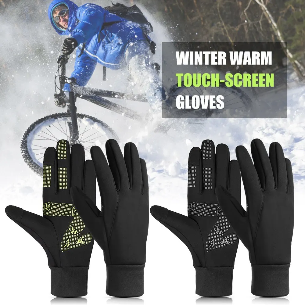 

Winter Touchscreen Gloves Windproof Thermal Gloves for Driving Cycling Running Fishing Climbing