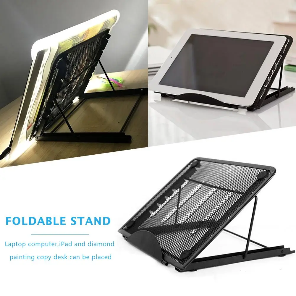 Foldable Stand for A4 Diamond Painting Pad Tablet Board Adjustable Book Reading Rack Cross Stitch Accessories