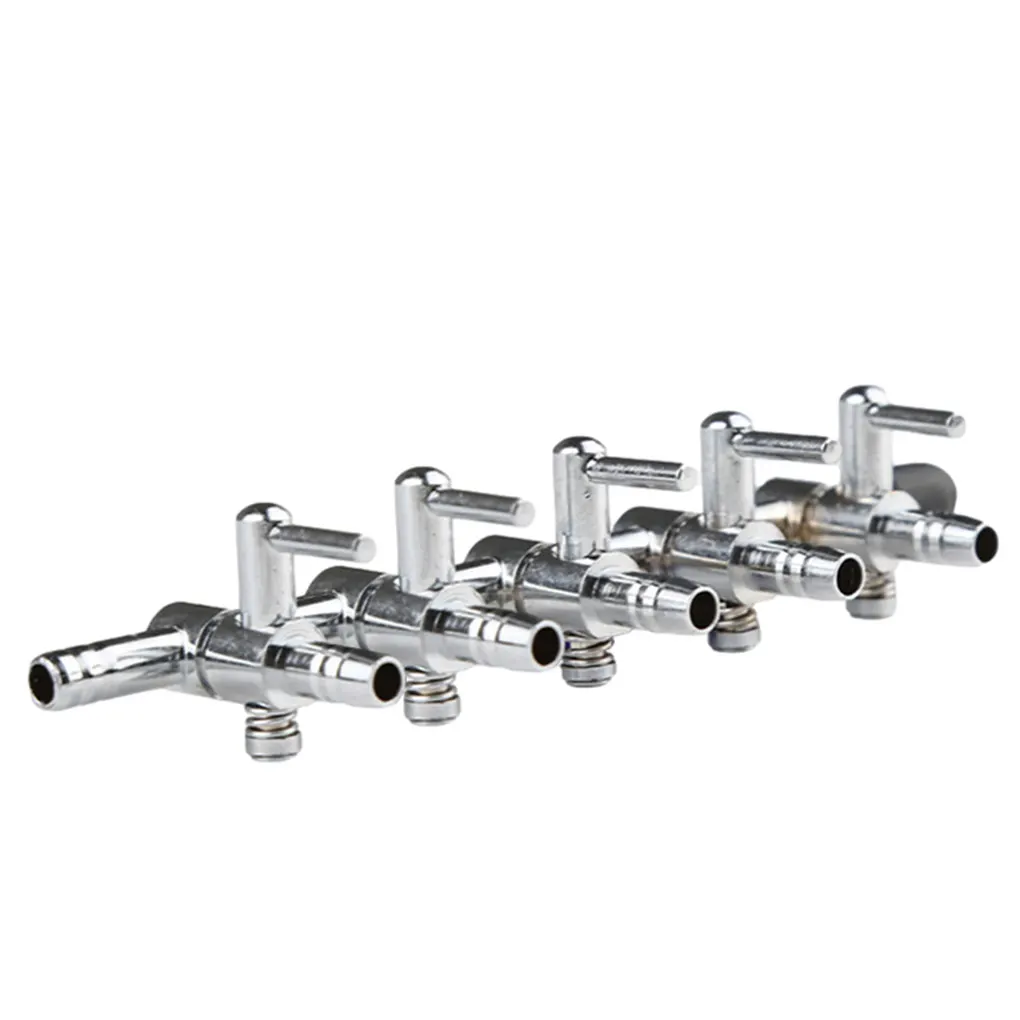 

Aquarium Airflow Pipe Air Flow Control Lever Valve Stainless Steel Tank Oxygen Splitter Pump Air Regulating Valve Accessories