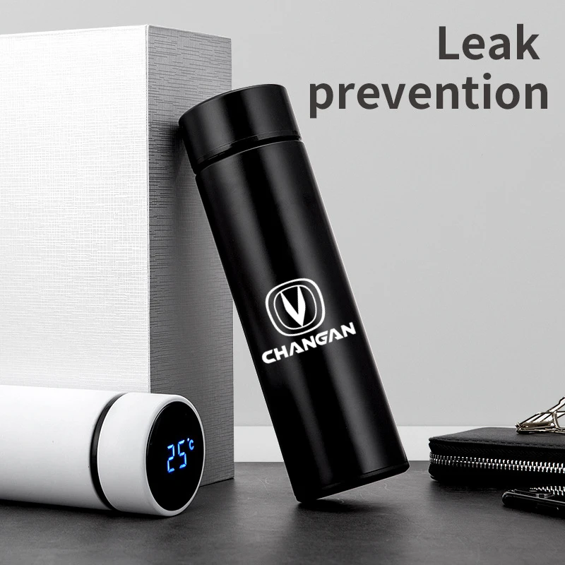 

Stainless Steel Vacuum Water Cup Temperature Display Cup in-Car Thermos for changan CS75 PLUS CS95 CS35 alsvin CS15 CS55 Eado