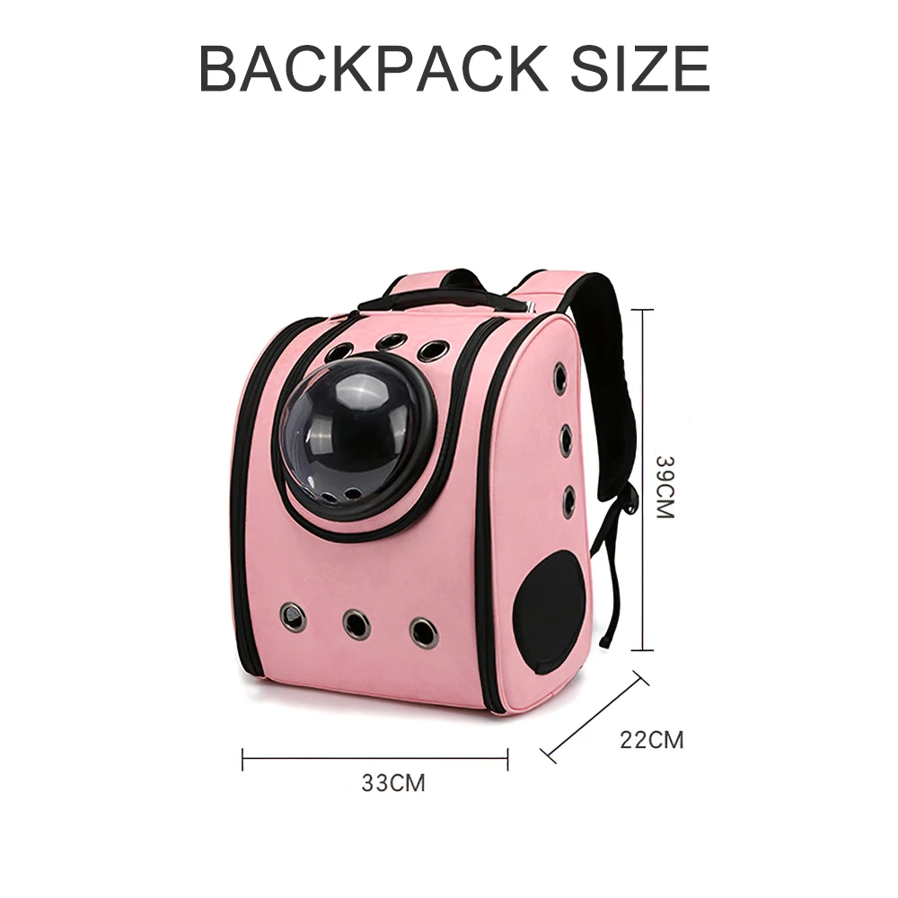 

New Breathable Pet Carrier Backpack Space Capsule Cat Carrier Dog Carrier Transparent Cover Outdoors Pet Backpack
