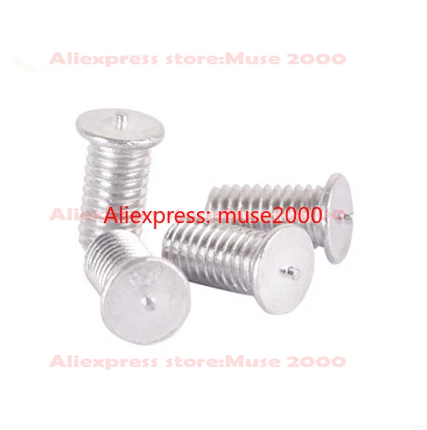 M4x6 8 10 20 30 40 50 nmm 6061 шнековый сварочный шнек из алюминиевой стали Болт сварочная