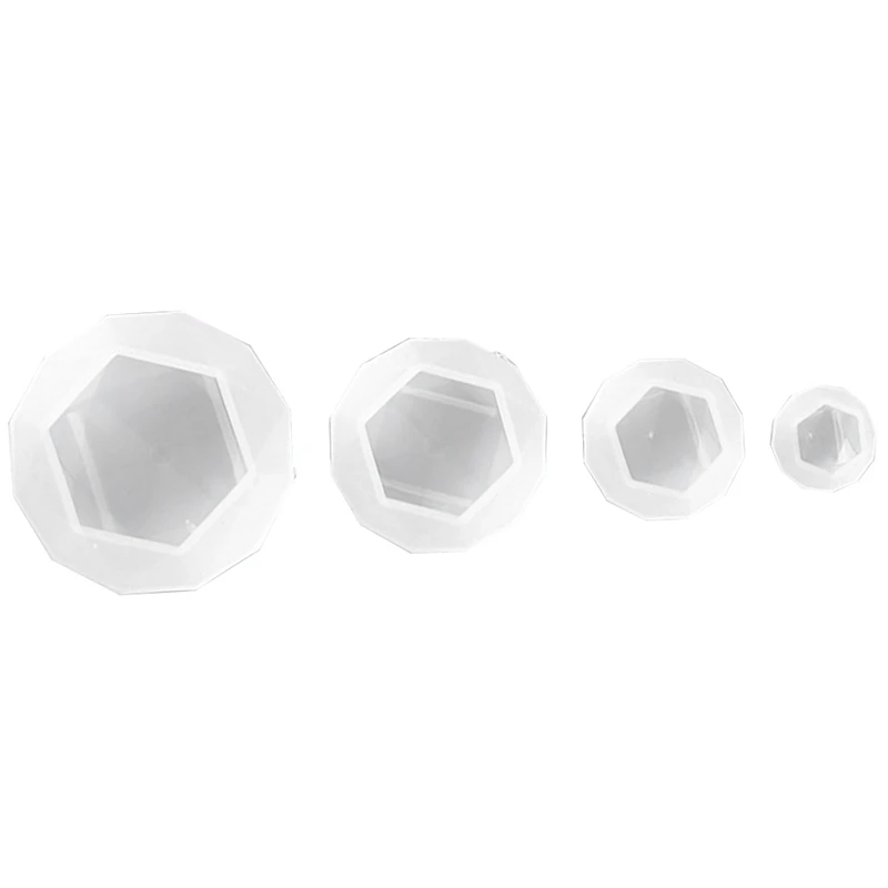 

DIY Crystal Epoxy Mold High Mirror Face Diamond Pendulum Jewelry Silicone Mold