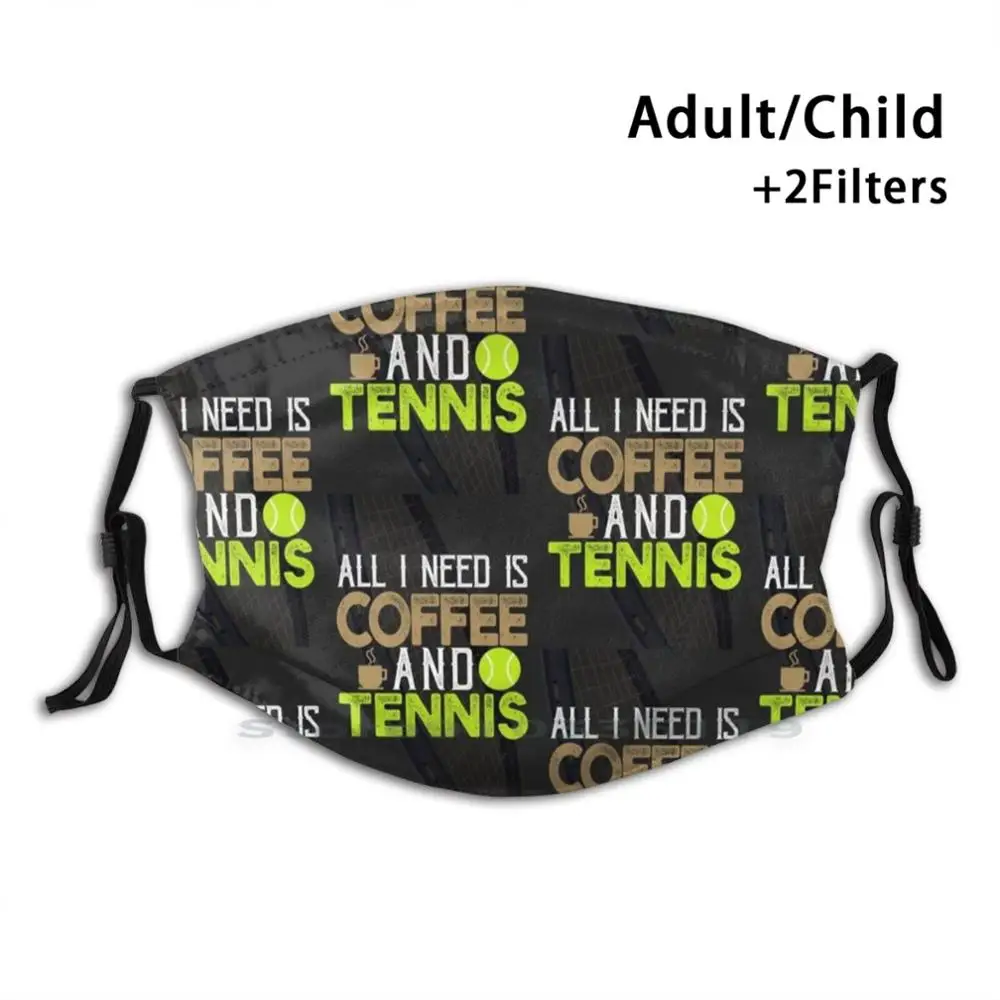 

Маска для тенниса многоразовая с фильтрами, подходит для детей