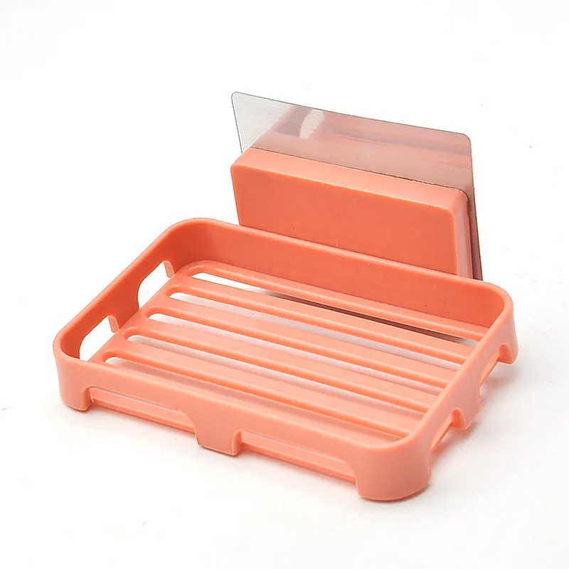 

Soap Box Non-stick Paste Creative Toilet-free Perforated Drain Rack Creative Soap