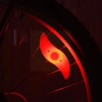 willow shape led bicycle wheel spoke light waterproof bike cycling lamp led wheel cycling light accessories bicycle b2p1