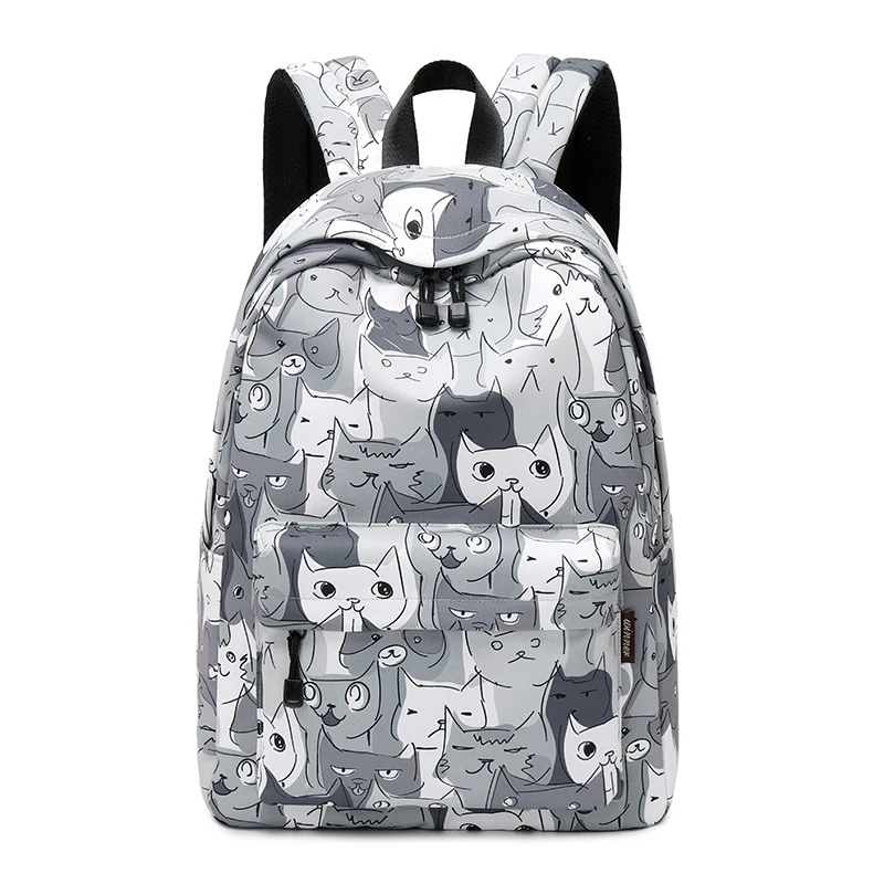 Kawaii Schoolbags For Children 2021 Canvas Travel Backpack Student Notebook Bookbags Schoolbag